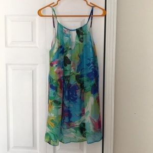 Multicolored Mini Dress